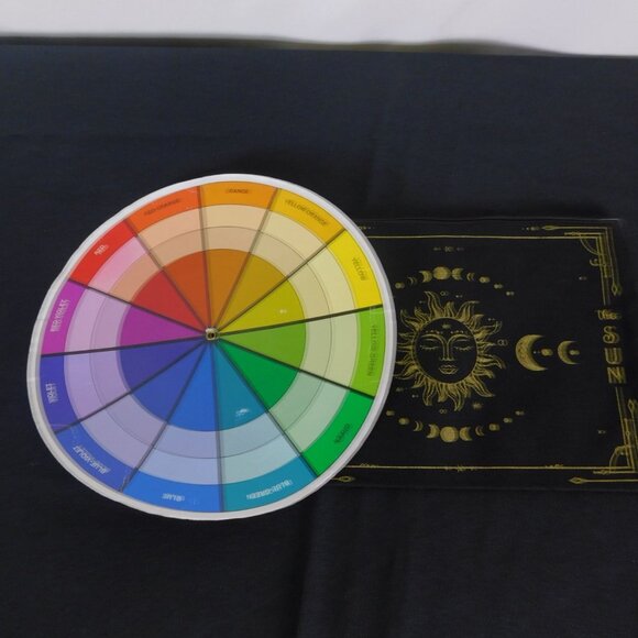 Zippered Canvas Pouch With Sun & Moon Design - Picture 6 of 7